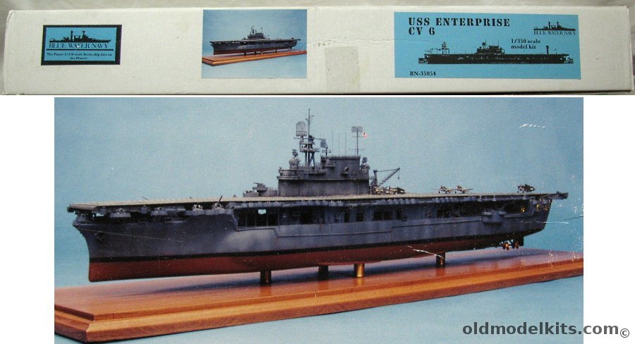 Blue Water Navy 1/350 USS Enterprise CV6 Aircraft Carrier, BN35054 plastic model kit